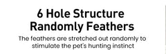 2-in-1 Smart Cat Toy - Automatic Interactive Feather & Ball Toy with 5 Play Modes