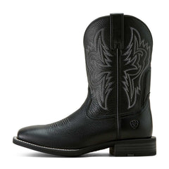 Ariat Mens Western Big Rig Wide Square Toe Cowboy Boot – Comfortable Durable Leather Work Boot