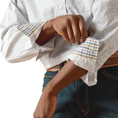 Ariat Mens Wrinkle Free "Declan" Classic Fit Long Sleeve Shirt – Iron-Free Button-Front Shirt