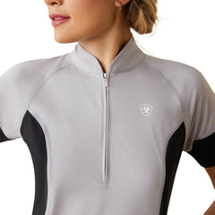 Ariat Women’s Cambria Jersey 1/4 Zip Baselayer – Lightweight Riding Shirt with UPF 50+
