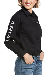 Ariat Women’s Team Kirby Wrinkle-Resistant Stretch Western Performance Shirt