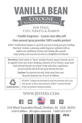 Jeffers Pet Colognes with Coat Conditioner, 16 oz Spray