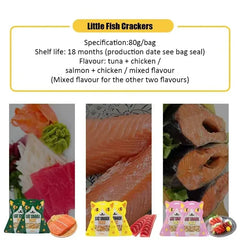 Crispy Cat Biscuits | Salmon, Chicken & Tuna Snacks | Nutritious Catnip & Fish Treats | Healthy & Easy-to-Eat Cat Snacks