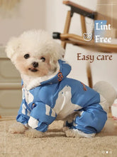 Dog Autumn Winter Clothing | Waterproof Puppy Coat | Warm Four-Legged Outdoor Dog Jacket