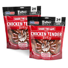 Jeffers Chicken Jerky Healthy Dog Treats, 24 oz - 100% Natural, Grain-free, Gluten-free, Made in USA