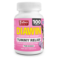 Jeffers Diawin Digestive Support for Dogs - Bismuth Tummy Relief for Diarrhea