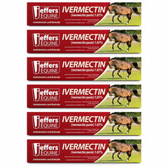 Jeffers Ivermectin Horse Dewormer Gel, Apple Flavored