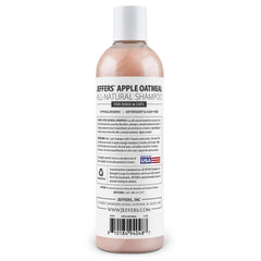 Jeffers Pet Apple Oatmeal All-Natural Hypoallergenic Dry Skin Shampoo for Dogs and Cats