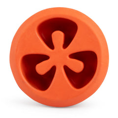 Jeffers Tomato Shaped Natural Rubber Treat Dispensing Dental Dog Chew Toy for Medium-Chewers