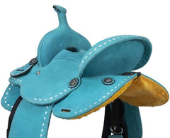 King Series Youth Stratford Suede Barrel Saddle
