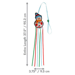KONG Holiday Snowman Teaser Catnip Cat Toy