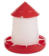 Little Giant Deluxe Hanging Feeder with Lid – 22 lb Capacity for Poultry & Chickens