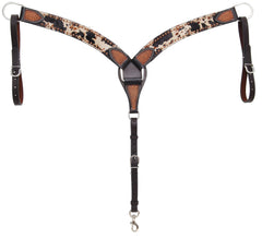 Rafter T Peppered Hide Breast Collar