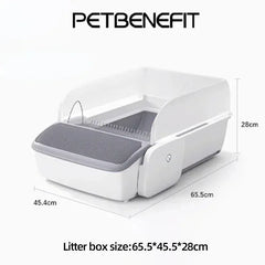 Smart APP Control Automatic Cat Litter Box - 7L Self-Cleaning Toilet with UV Sterilization
