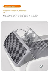 Smart APP Control Automatic Cat Litter Box - 7L Self-Cleaning Toilet with UV Sterilization