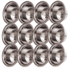 Jeffers Stainless Steel Embossed Wide-Lip Food & Water Pet Bowls