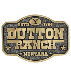 The Y Yellowstone Dutton Ranch Attitude Belt Buckle