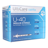 UltiCare U-40 Insulin Syringes, 29ga x ½", Box of 100 ct