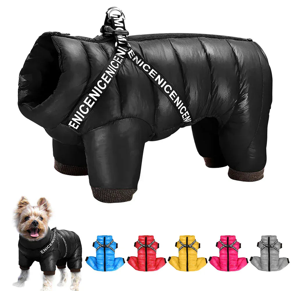 Waterproof Winter Dog Jumpsuit - Super Warm Full-Body Coat for French Bulldogs & Small Breeds