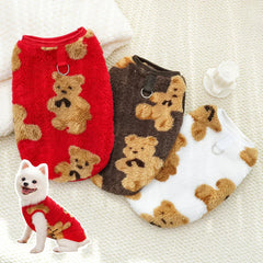 Winter Pet Flannel Coat | Warm Dog & Cat Pajamas for Small to Large Breeds β M to 7XL, 5-35kg