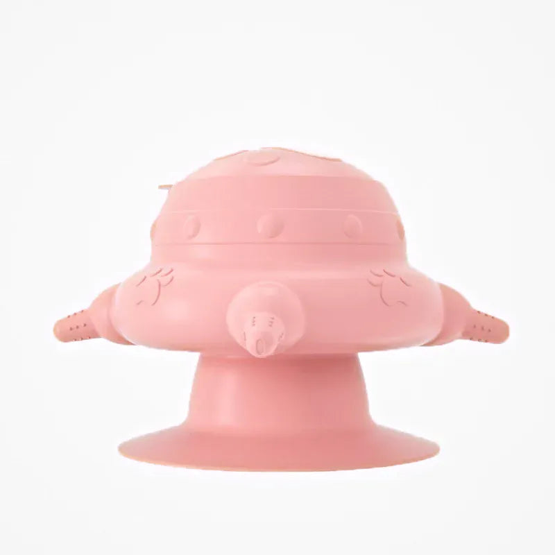 4-Nipple Newborn Pet Feeder - Milk Nursing Bowl for Puppies & Kittens