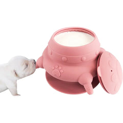 4-Nipple Newborn Pet Feeder - Milk Nursing Bowl for Puppies & Kittens