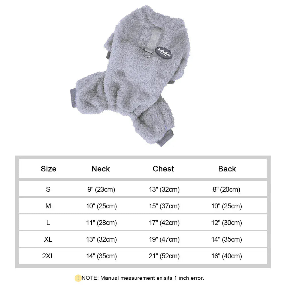 Coral Fleece Pet Vest - Soft Warm Sweater for Small Breeds & Cats
