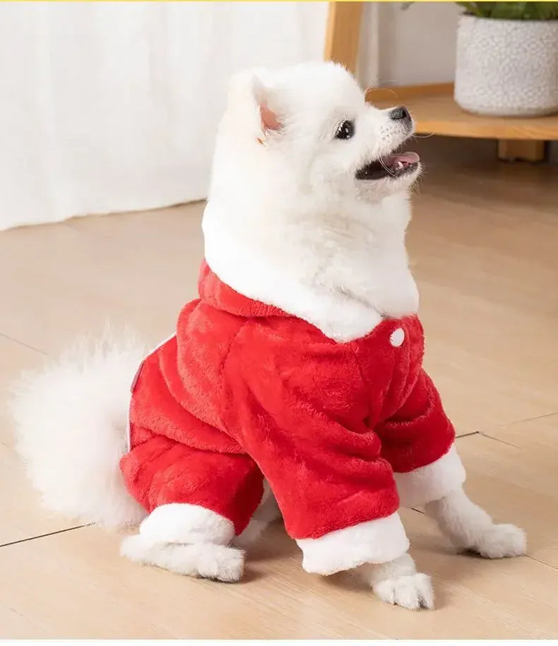 Cartoon Animal Dog & Cat Costume - Winter Warm Jumpsuit Pajamas