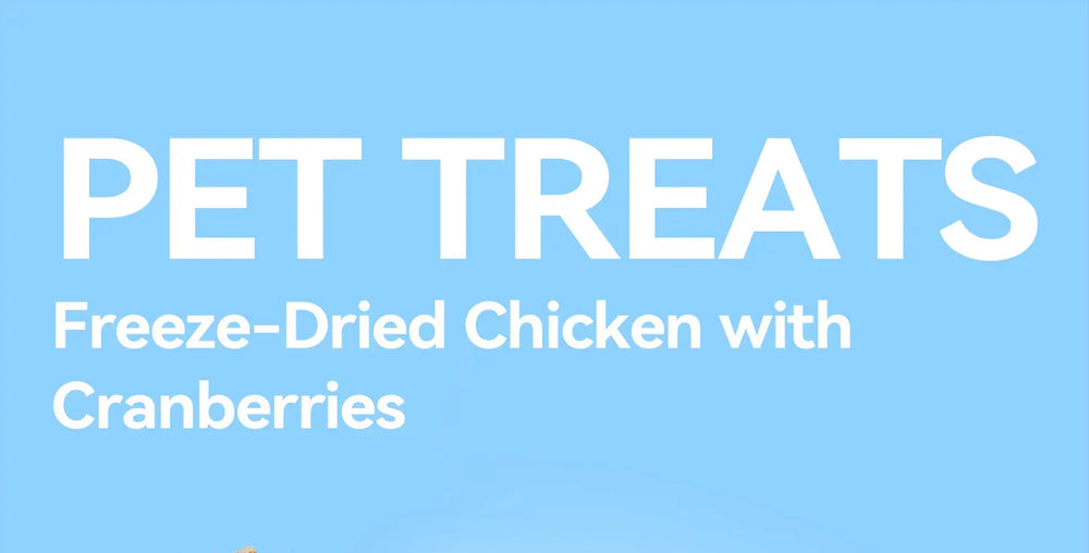 Chanbuni Chicken Cranberry Cat Snacks - Freeze-Dried Meat & Fruit Treats