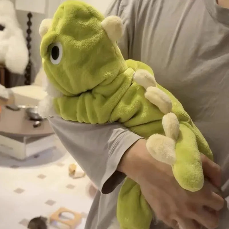 Dinosaur Transforming Dog Clothes - Flannel Winter Jumpsuit with Fun Costume Design