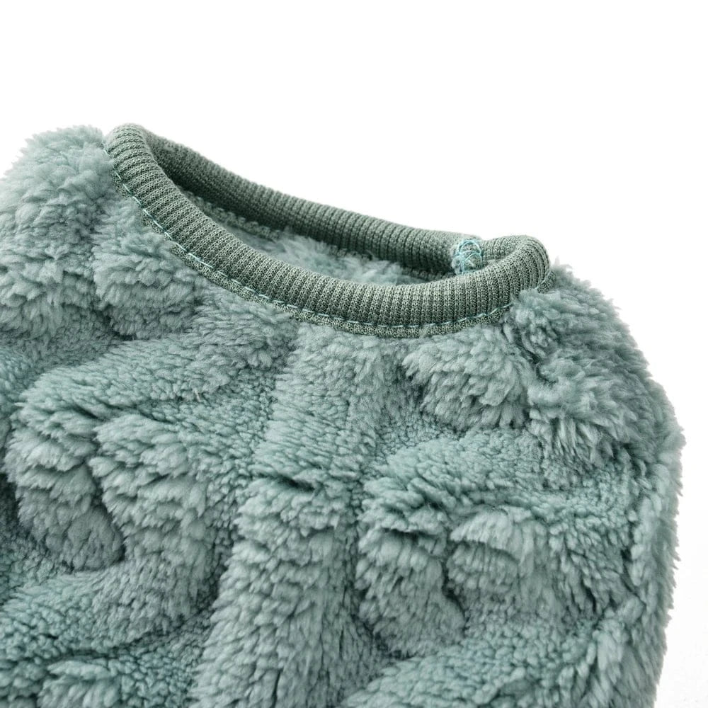 Fleece Warm Dog Vest — Soft Cozy Plush Winter Sleeveless Sweatshirt for Small & Medium Dogs and Cats