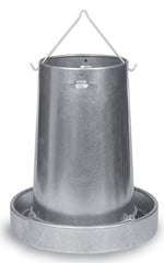 Hanging Galvanized Metal Chicken Feeder & Accessories