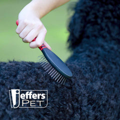 Jeffers Pin Brush for Pet Grooming