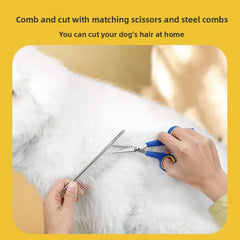 Professional Pet Grooming Kit | Dog & Cat Hair Trimmer, Nail Clipper & Comb Set | Knotting & Hair Removal Tools