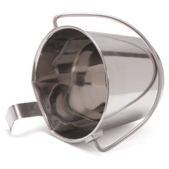 Jeffers Flat-Sided Stainless Steel Pails with Hook & Handle