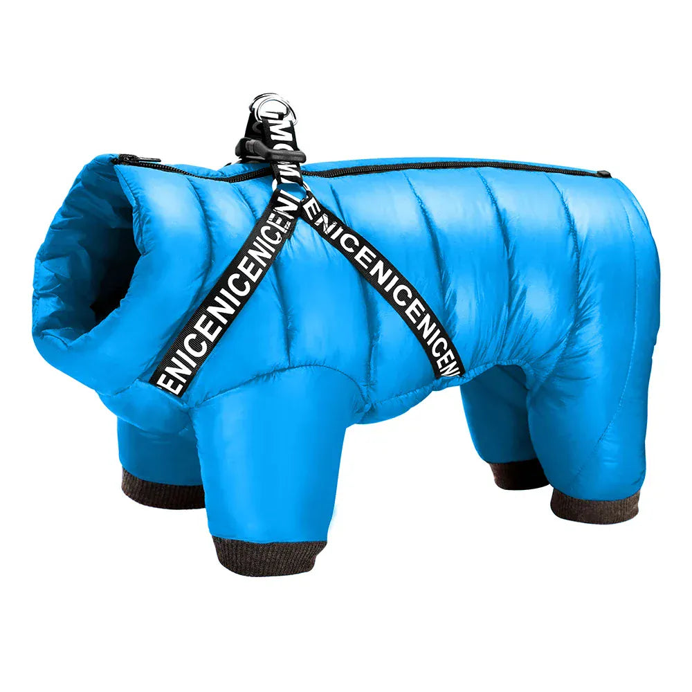 Waterproof Winter Dog Jumpsuit - Super Warm Full-Body Coat for French Bulldogs & Small Breeds