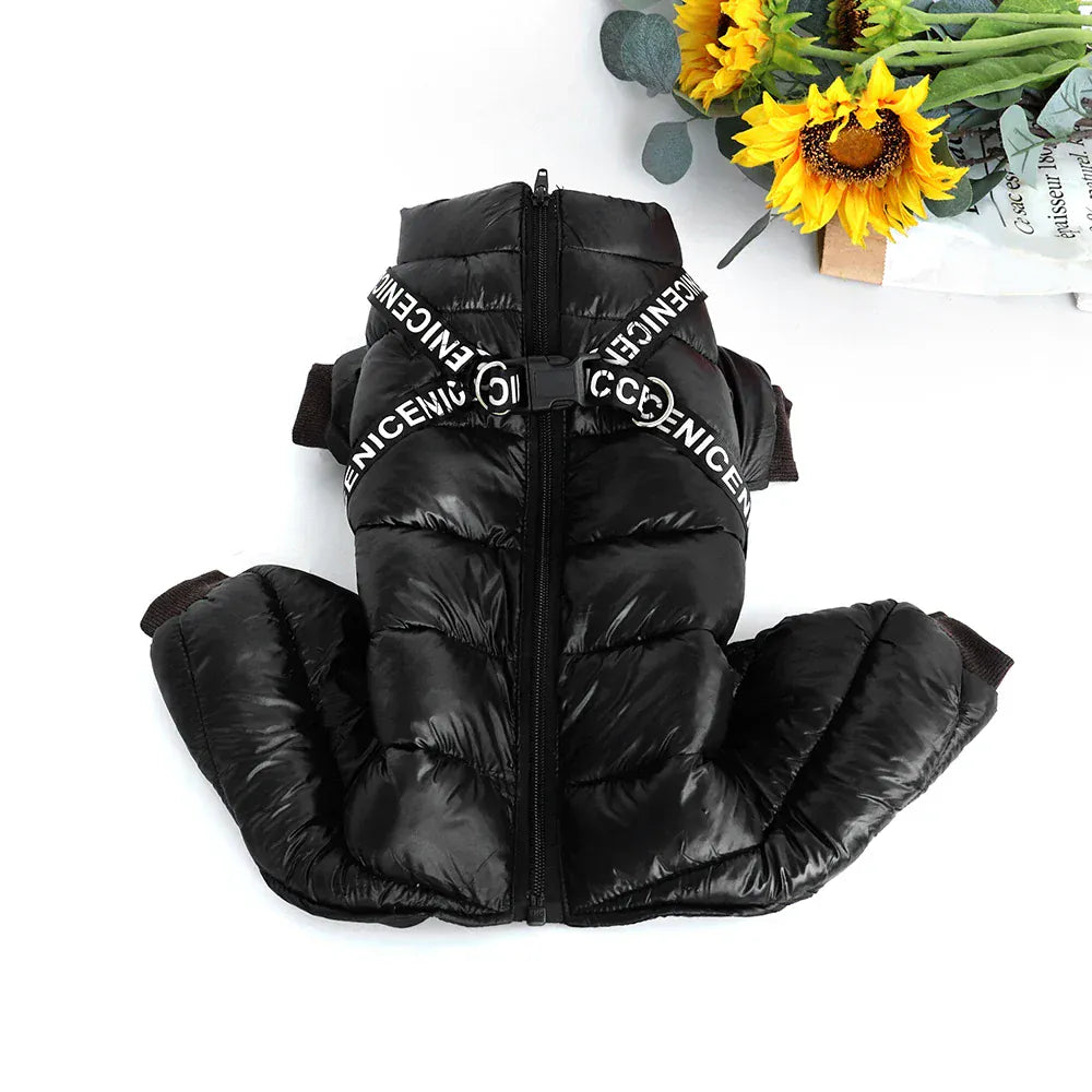 Waterproof Winter Dog Jumpsuit - Super Warm Full-Body Coat for French Bulldogs & Small Breeds