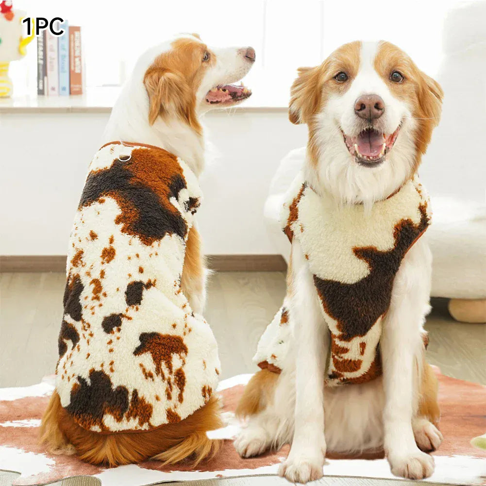 Winter Pet Flannel Coat | Warm Dog & Cat Pajamas for Small to Large Breeds – M to 7XL, 5-35kg