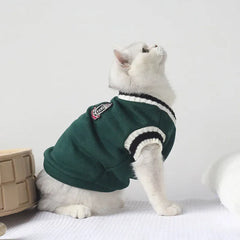 Winter Pet Sweater Pullover | Cozy Dog & Cat Vest, Puppy Jacket & Kitty Costume