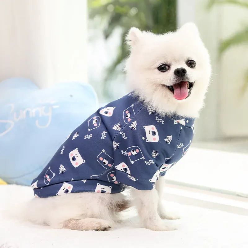 Winter Warm Small Dog Hoodie | Soft Pet Sweatshirt for Bulldogs, Chihuahuas & Shih Tzus | Cozy Puppy & Cat Pullover Coat